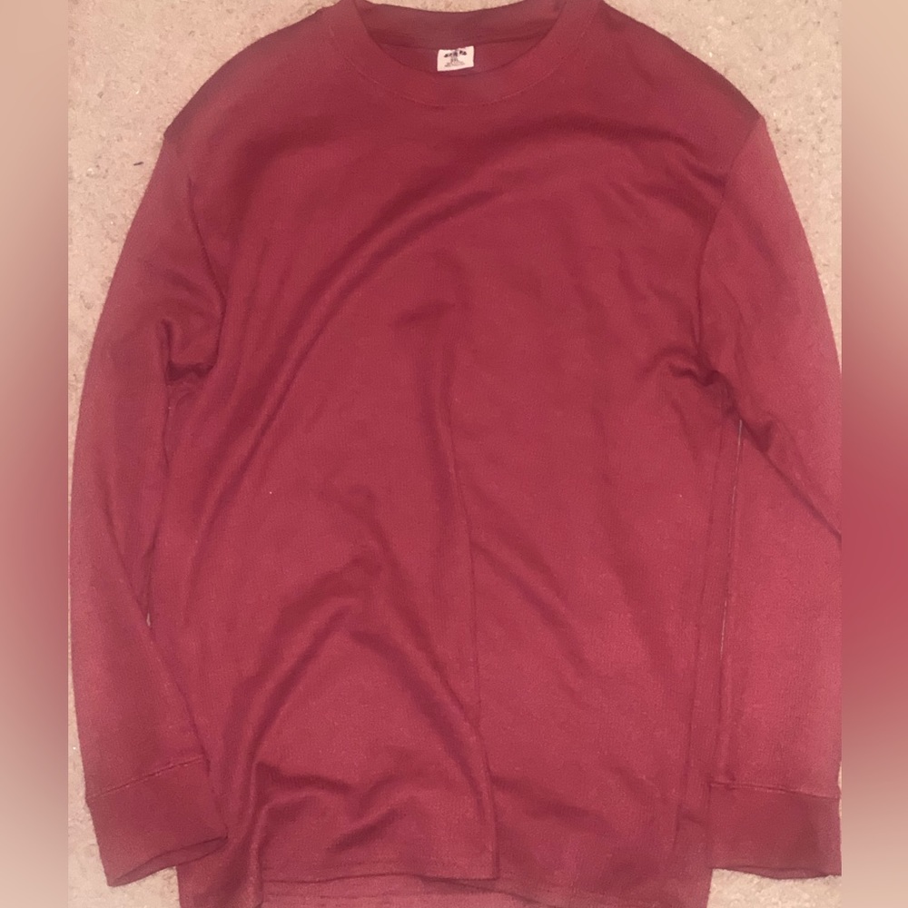 Maroon Long Sleeve 3xl